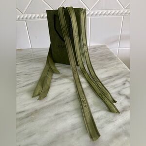 Gucci Green Gift Bag and Ribbon Set